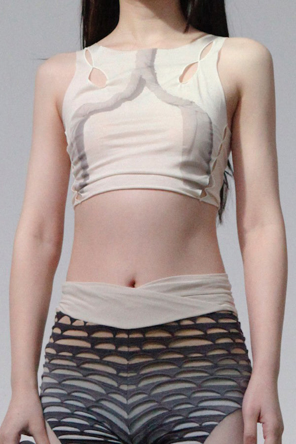 RUI Printed Vest RSS23WV05 Vapor White